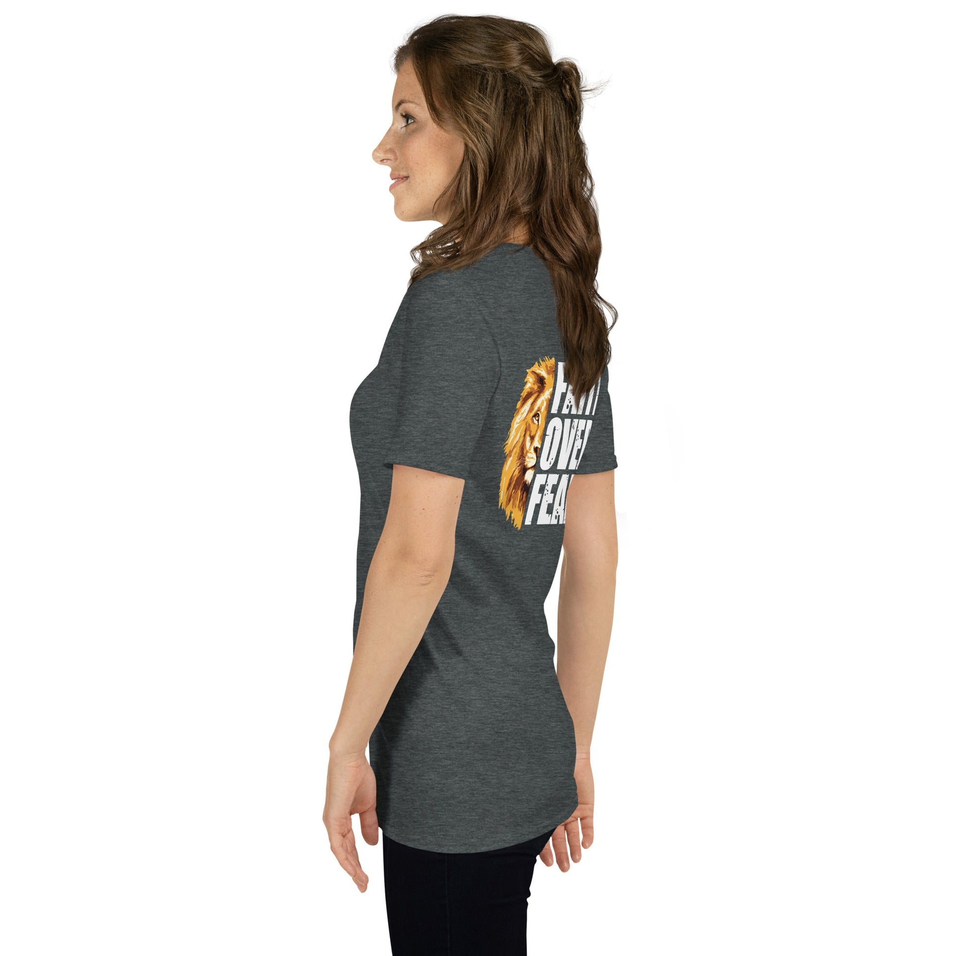 FOF Short - Sleeve Unisex T-Shirt (Back) - Faith Expressions
