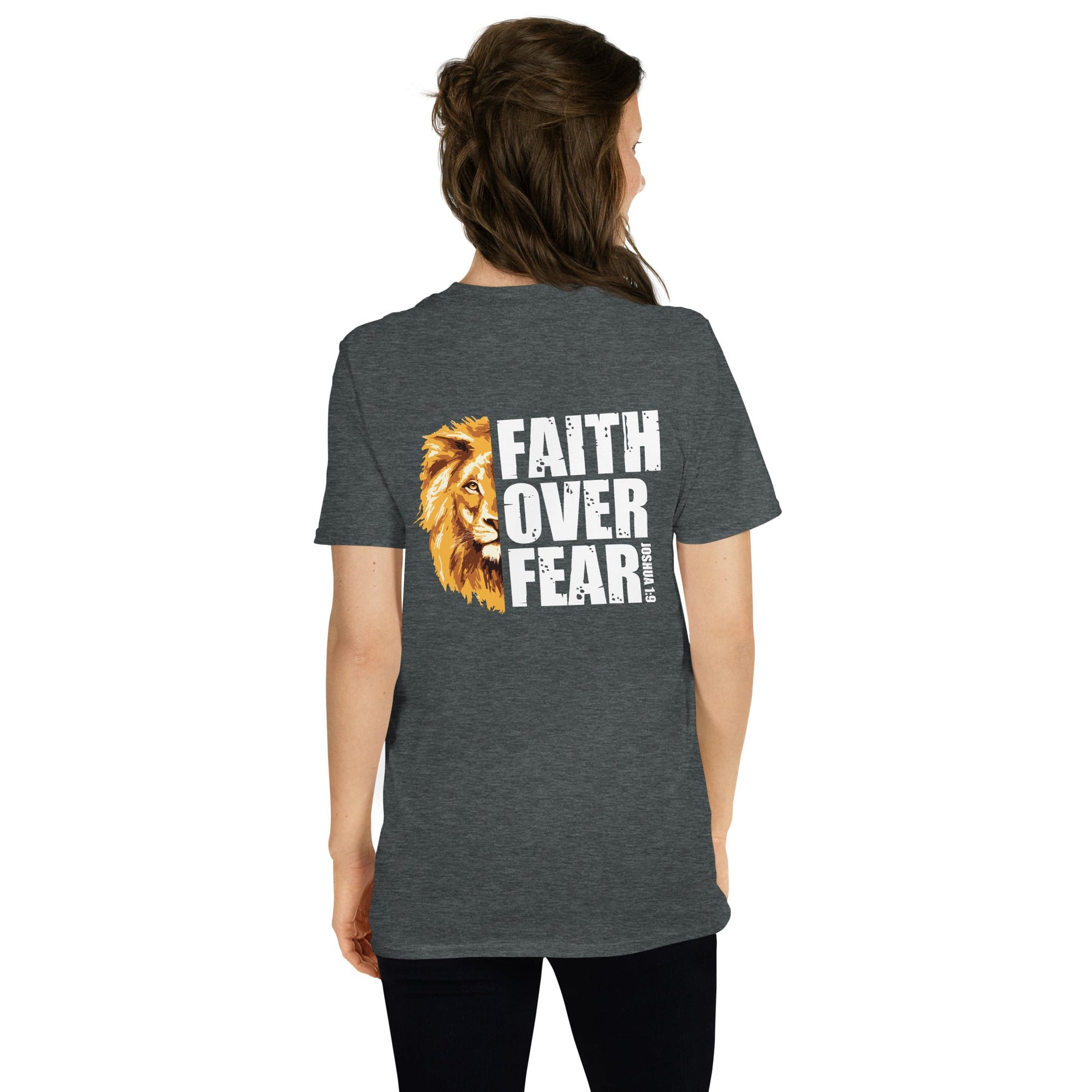 FOF Short - Sleeve Unisex T-Shirt (Back) - Faith Expressions