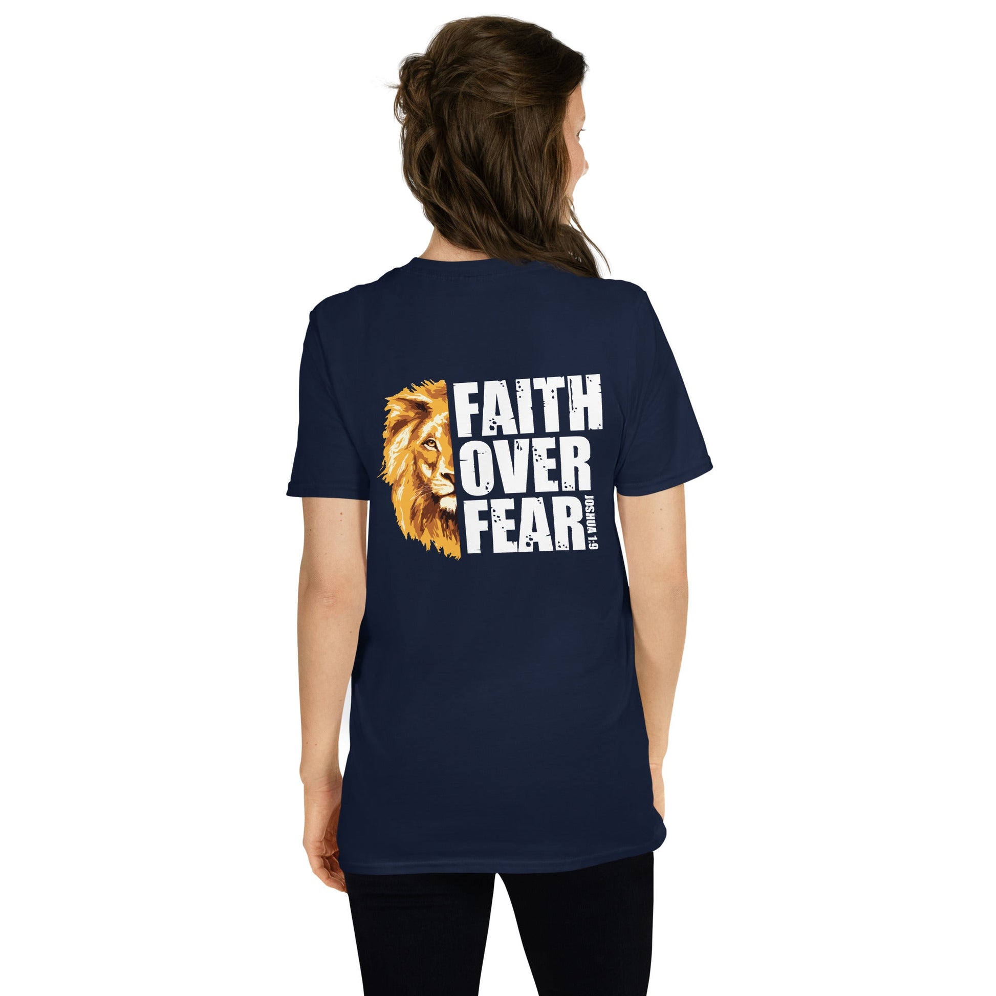 FOF Short - Sleeve Unisex T-Shirt (Back) - Faith Expressions
