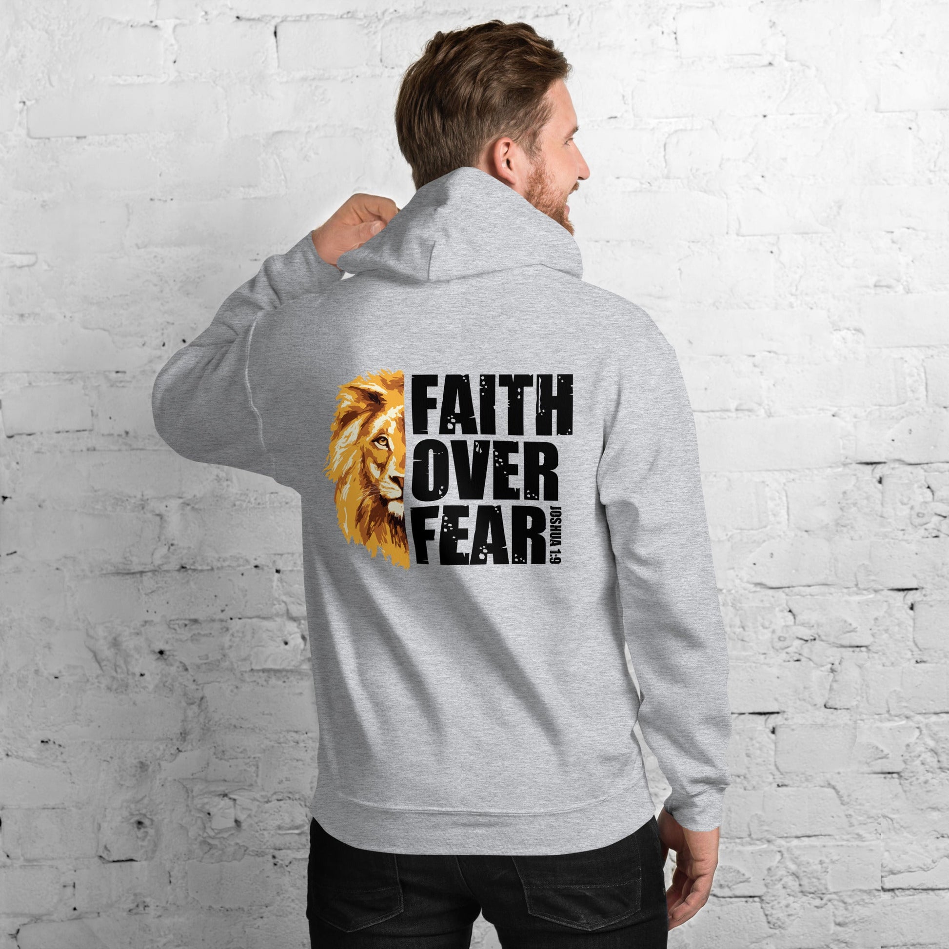 FOF Unisex Hoodie Back - Faith Expressions