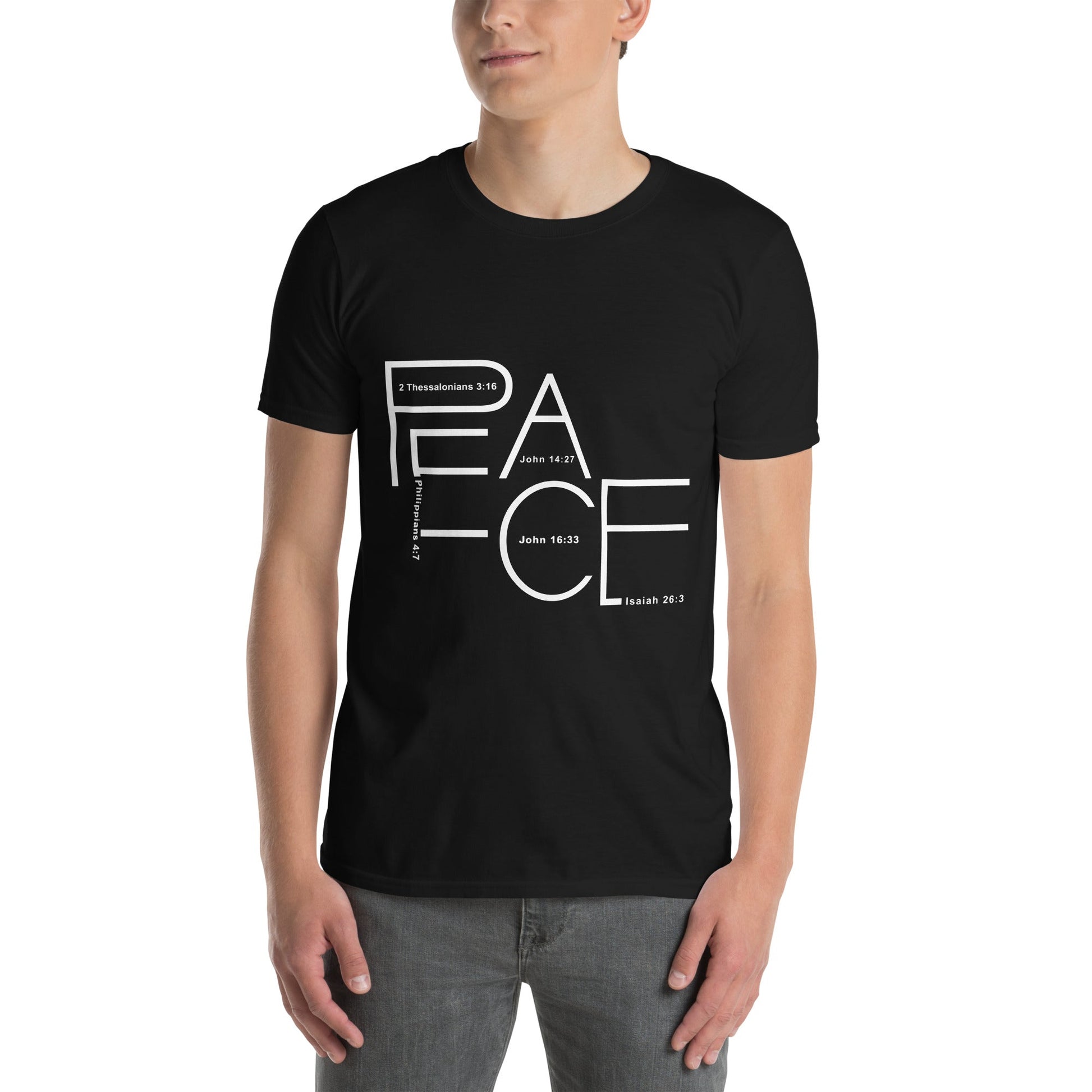PEACE Short - Sleeve Unisex T-Shirt - Faith Expressions