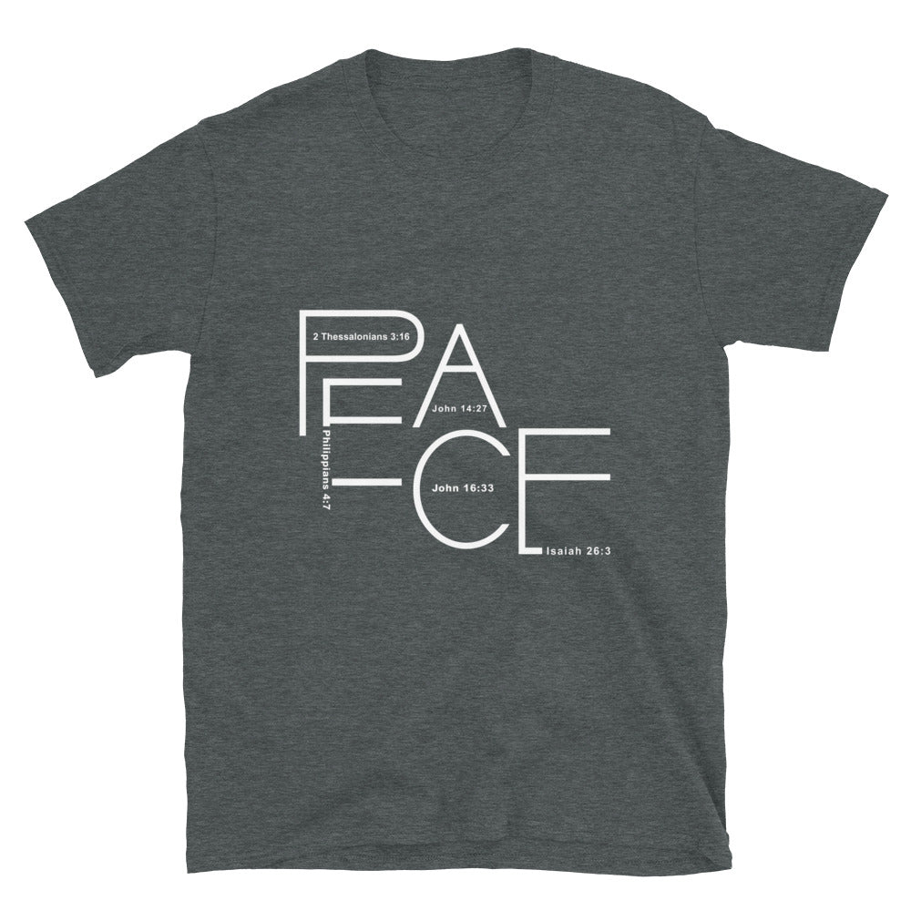 PEACE Short - Sleeve Unisex T-Shirt - Faith Expressions