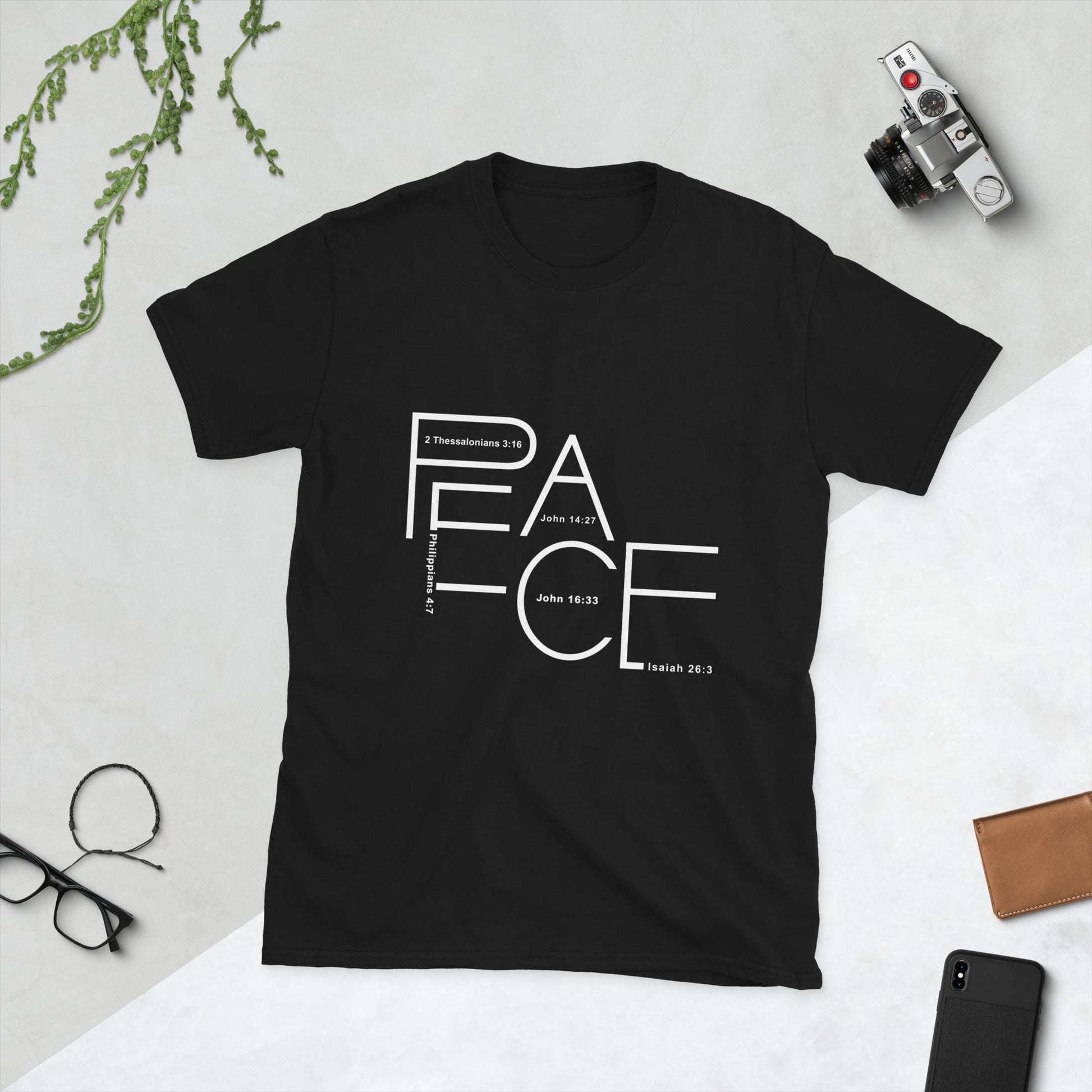 PEACE Short - Sleeve Unisex T-Shirt - Faith Expressions
