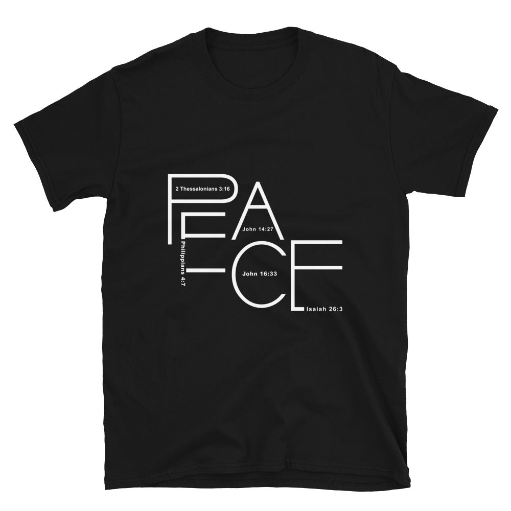 PEACE Short - Sleeve Unisex T-Shirt - Faith Expressions