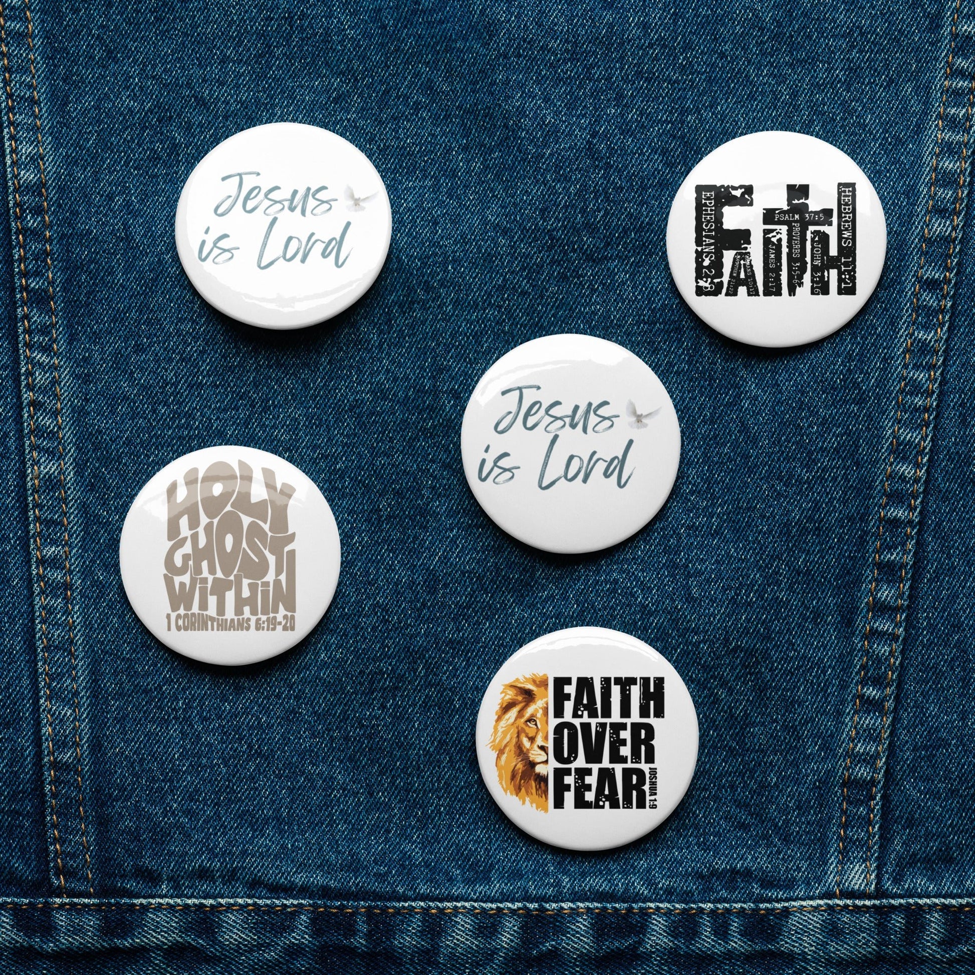 Pin buttons set 1 - Faith Expressions